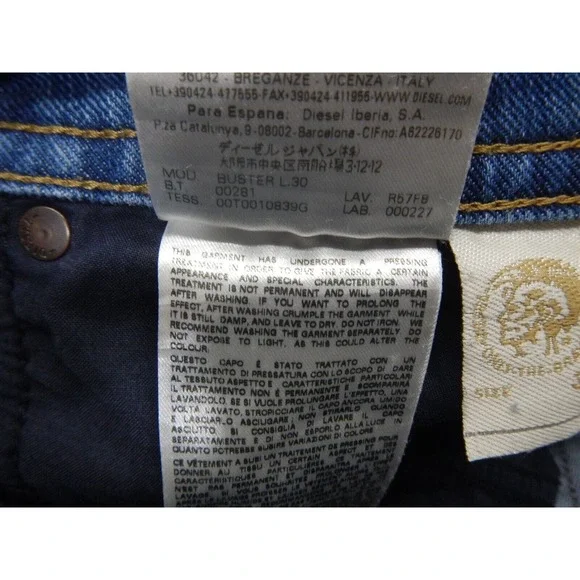 Diesel Slim Fit Distressed Jeans for Men